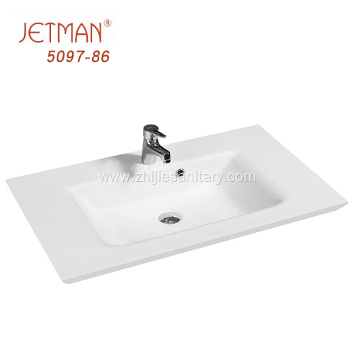 Mid-edge kitchen countertop hand wash basin